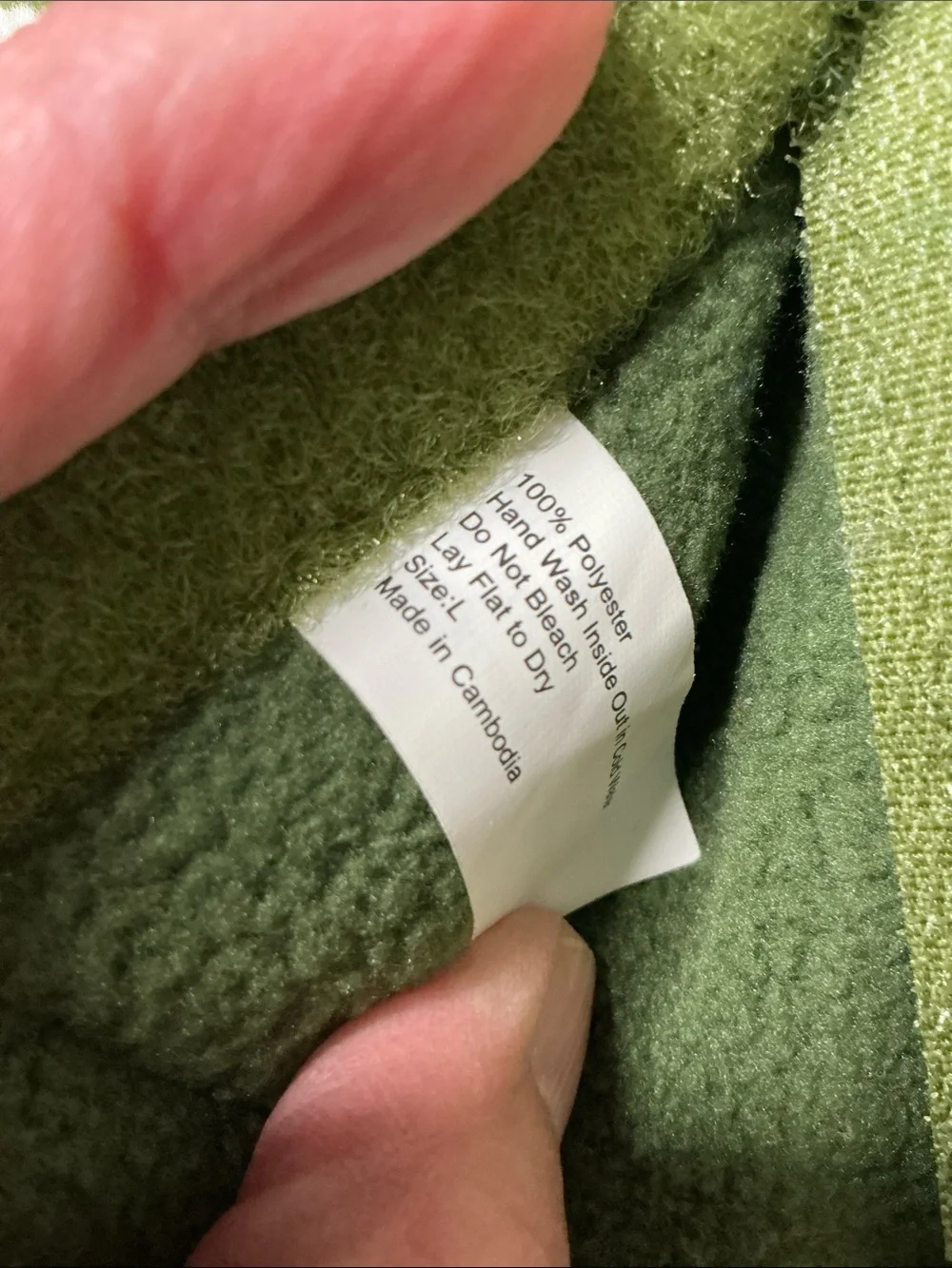 Olive Green Puffer Quilted Dog Coat Size L